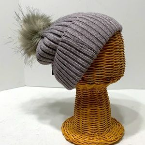 Silver metallic winter cap NEW